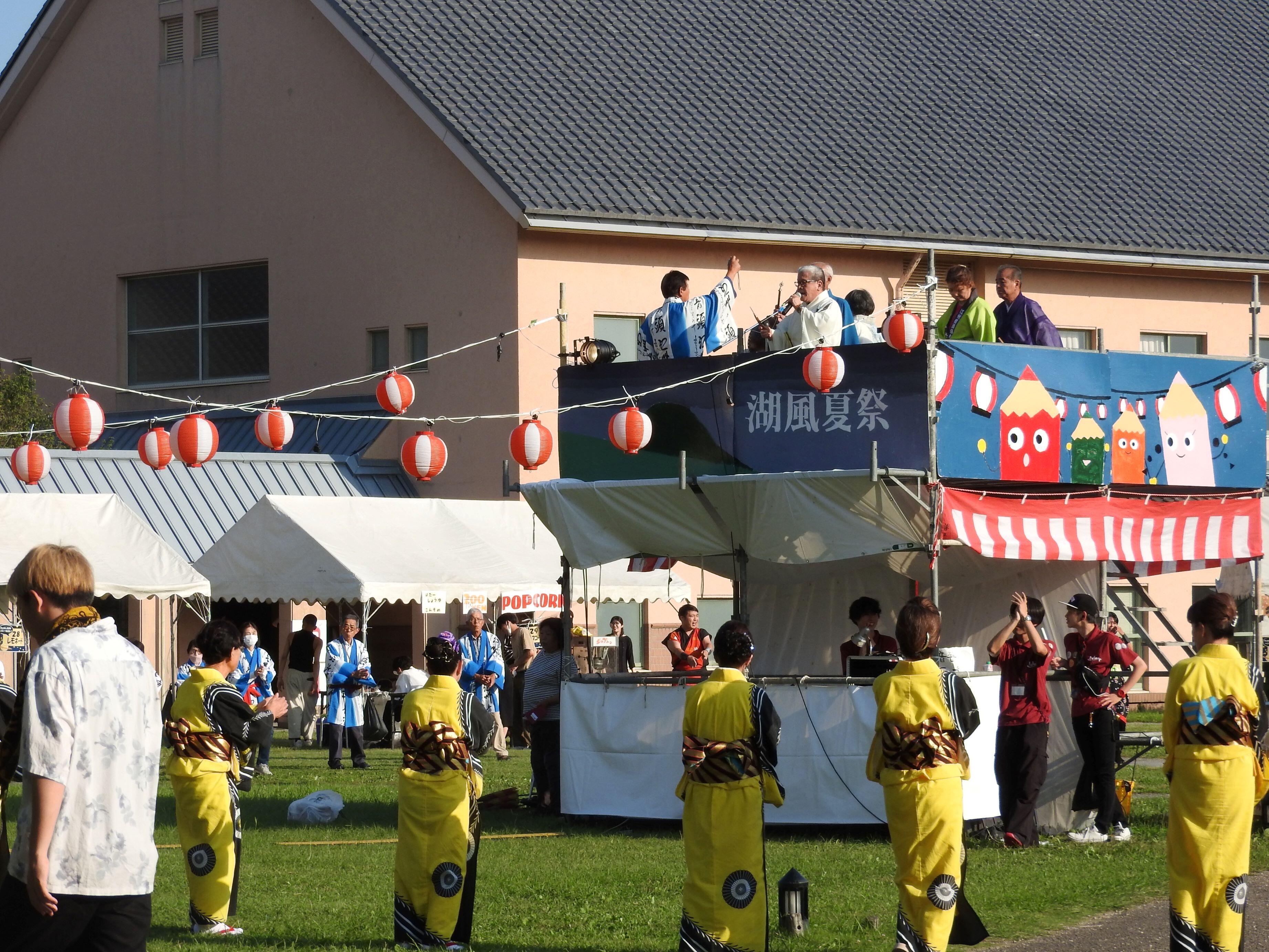 湖風夏祭 やぐら.JPG