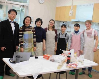 留学生たちの集合写真