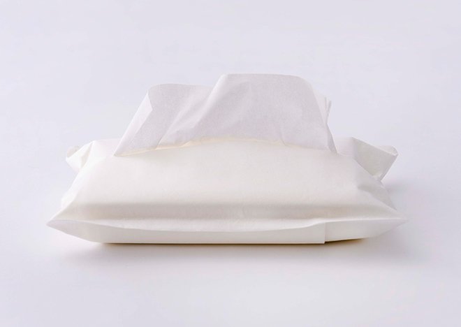 受賞作品であるティッシュの写真